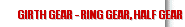 GIRTH GEAR - RING GEAR, HALF GEAR FOR BALL MILL ROTARY KILNS  MANUFACTURERS