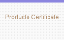 Products Certificate