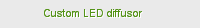 Custom LED diffusor