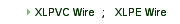 XLPVC Wire ；  XLPE Wire