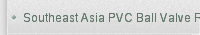  Southeast Asia PVC Ball Valve Removable Handle