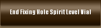 End Fixing Hole Spirit Level Vial