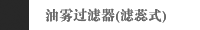 油雾过滤器(滤蕊式)