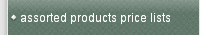 assorted products price lists