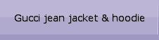 Gucci jean jacket & hoodie