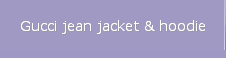 Gucci jean jacket & hoodie