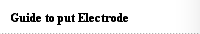 Guide to put Electrode