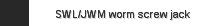 SWL/JWM worm screw jack