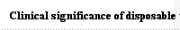 Clinical significance of disposable temperature probe