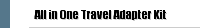 All in One Travel Adapter Kit