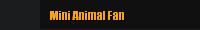 Mini Animal Fan