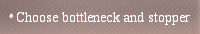 Choose bottleneck and stopper