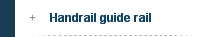 Handrail guide rail