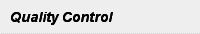 Quality Control