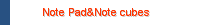 Note Pad&Note cubes