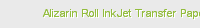 Alizarin Roll InkJet Transfer Paper