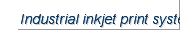 Industrial inkjet print systems