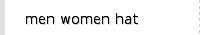 men women hat