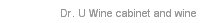 Dr. U Wine cabinet and wine cellar