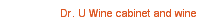 Dr. U Wine cabinet and wine cellar