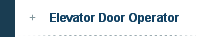 Elevator Door Operator 