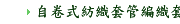 自卷式紡織套管編織套管