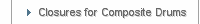 Closures for Composite Drums