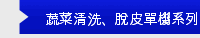 蔬菜清洗、脫皮單機系列