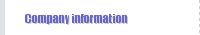 Company information
