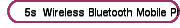 5s  Wireless Bluetooth Mobile Phone Monopod Selfie Stick