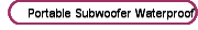Portable Subwoofer Waterproof Shower Wireless Bluetooth Speaker Car Handsfree 