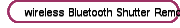 wireless Bluetooth Shutter Remote Control Camera