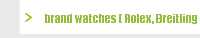 brand watches ( Rolex, Breitling  Hublot, corum etc)