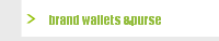 brand wallets &purse 