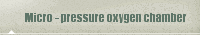 Micro - pressure oxygen chamber 