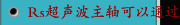 Rs超声波主轴可以通过ATC交替和传统刀具