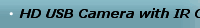 HD USB Camera with IR CUT