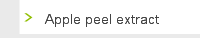 Apple peel extract