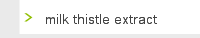 milk thistle extract