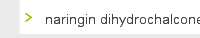 naringin dihydrochalcone