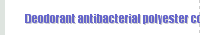 Deodorant antibacterial polyester colored yarn