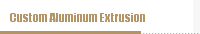Custom Aluminum Extrusion