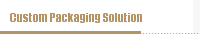 Custom Packaging Solution